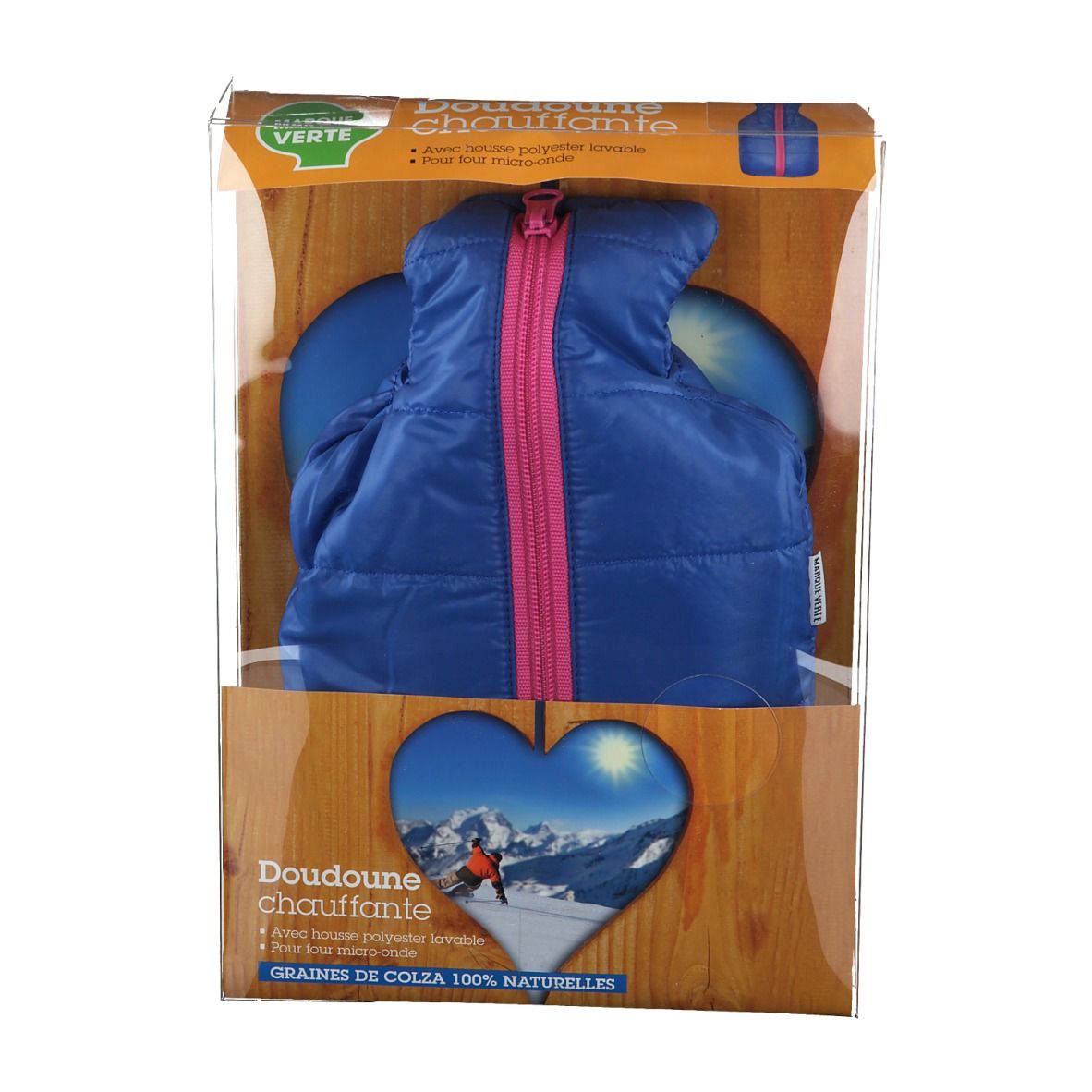 Marque V Warmtekussen Doudoune Blauw