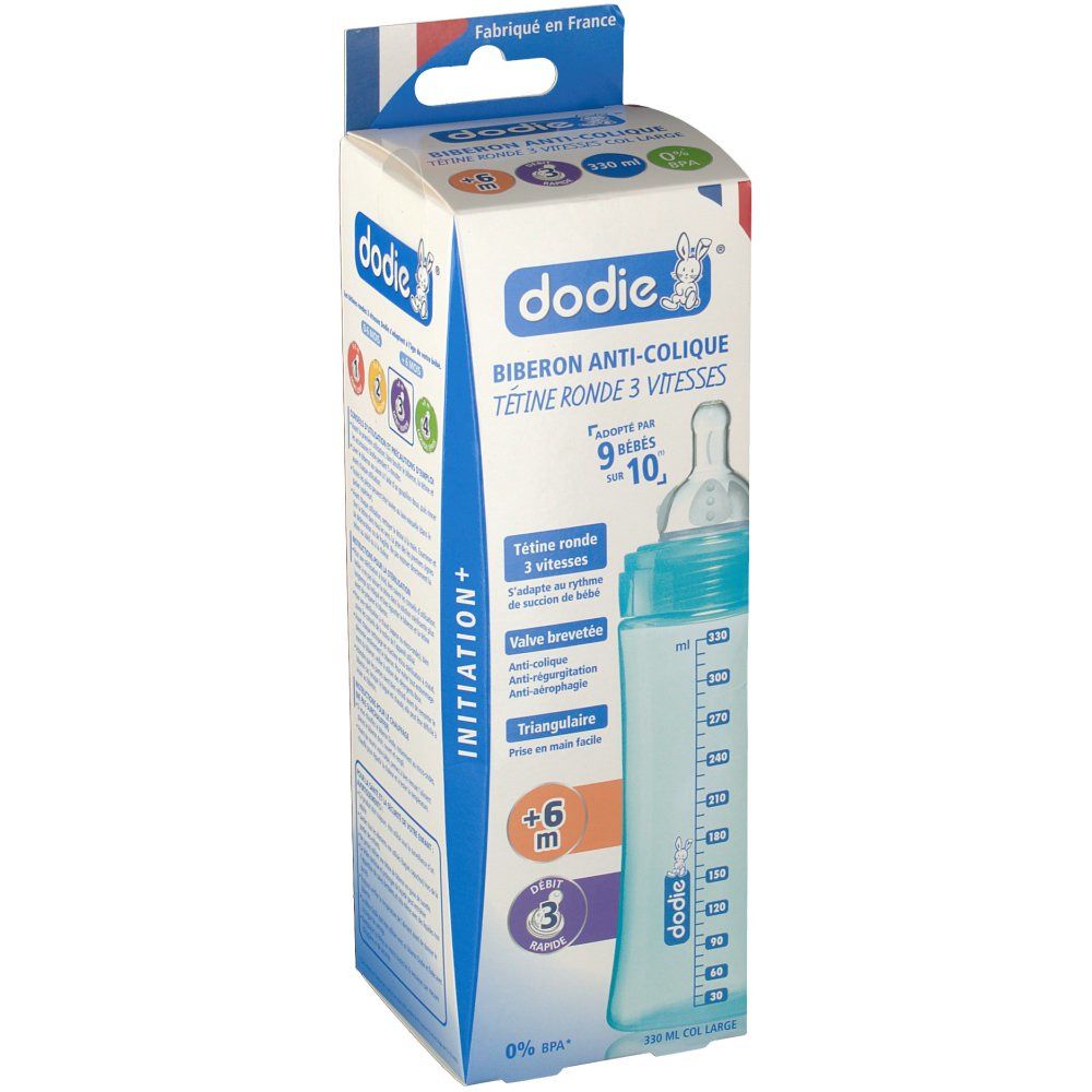 Dodie Zuigfles Evolution+ Lagoon Zuigspeen 3 Gat