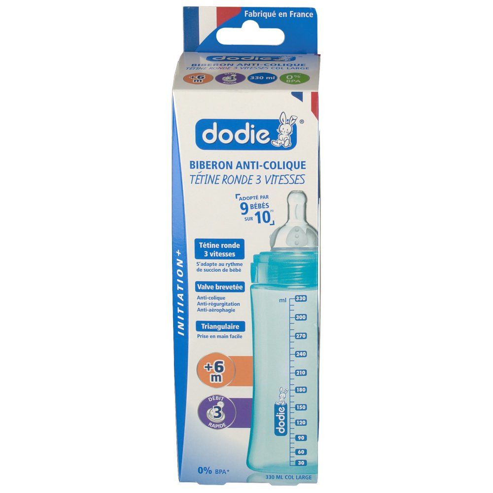 Dodie Zuigfles Evolution+ Lagoon Zuigspeen 3 Gat