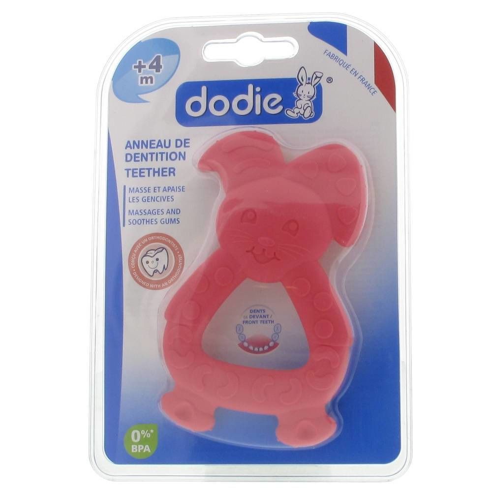Dodie Anneau De Dentition Lapin Rose