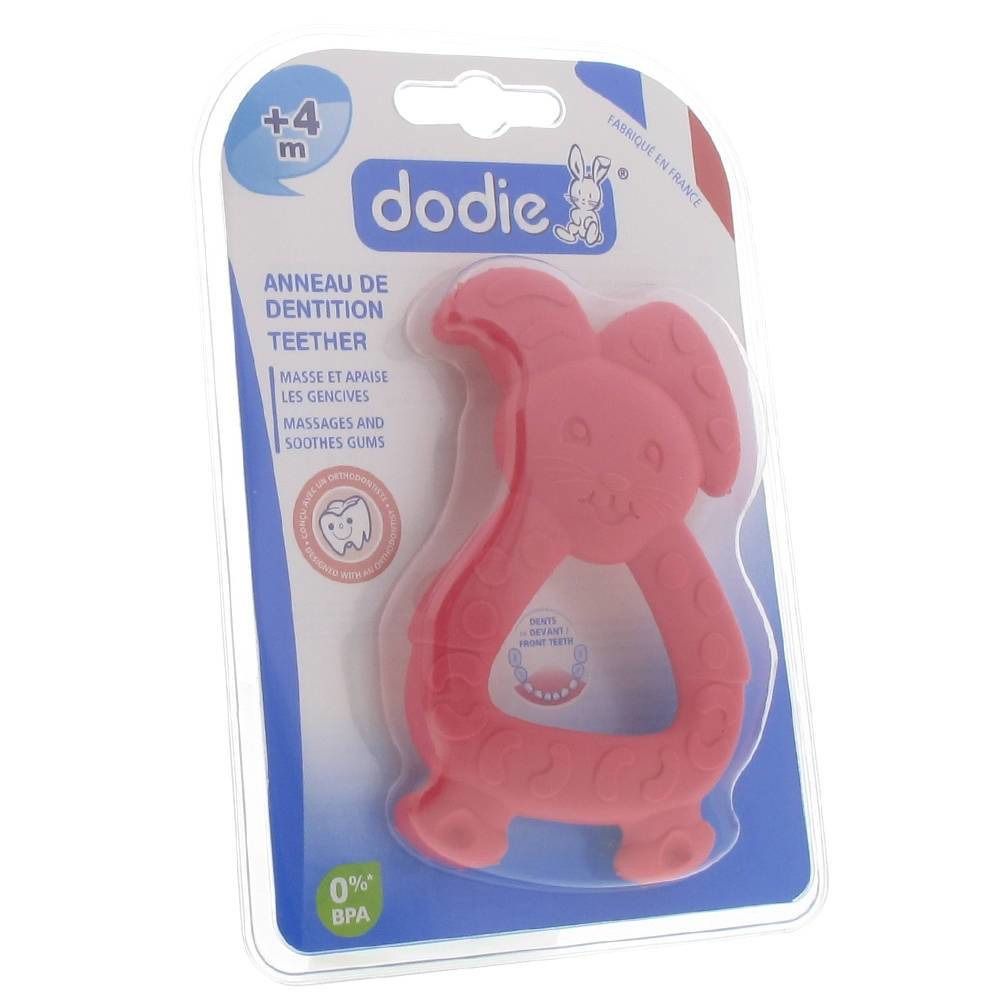 Dodie Anneau De Dentition Lapin Rose