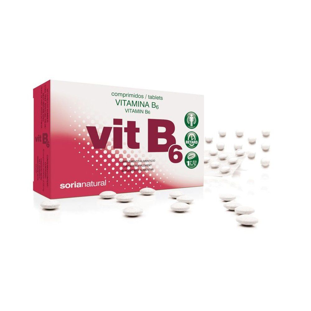 Boîte de comprimés. Inscription: Vit B6. Comprimés dispersés.
