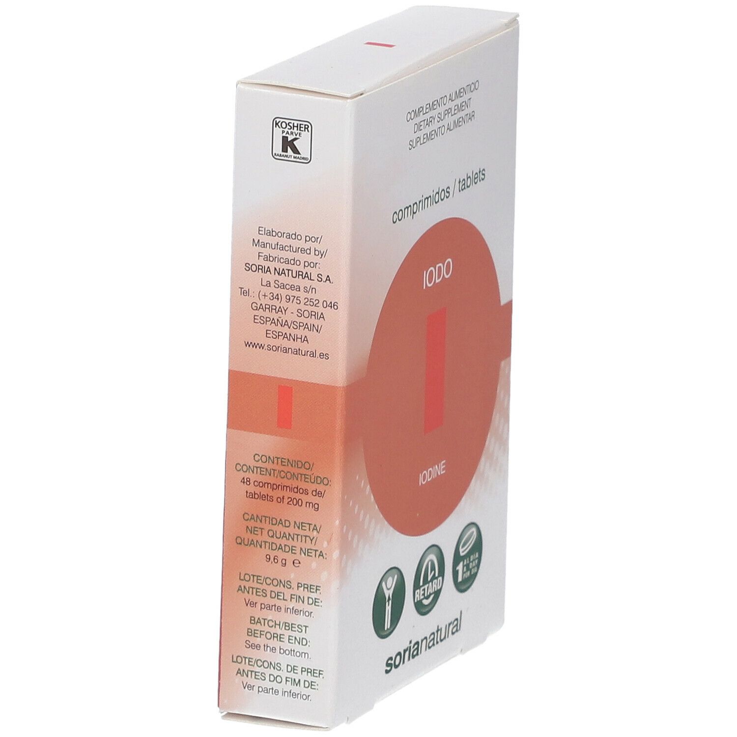 Soria Natural® Iodo jodium retard 200 mcg