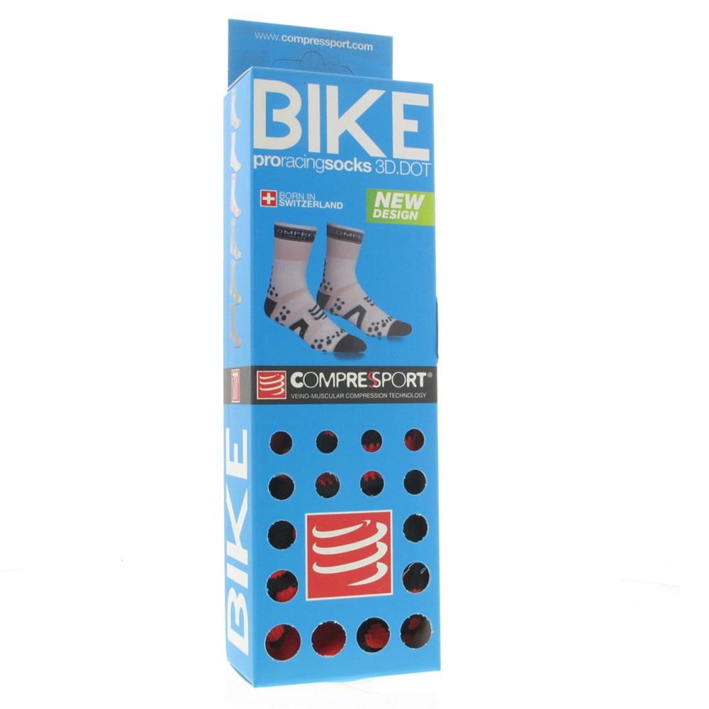 Compressport Proracing Chaussettes Bicyclette BL/RE Taille 5