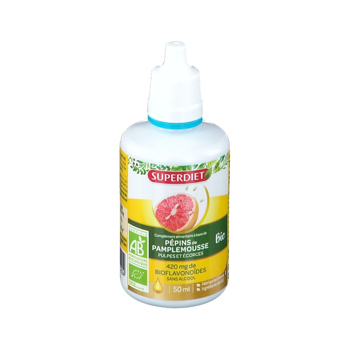 Superdiet Extrait de Pépins de Pamplemousse 400mg