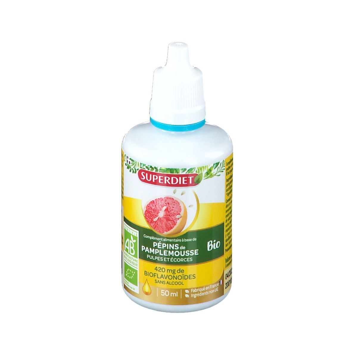 Superdiet Extrait de Pépins de Pamplemousse 400mg