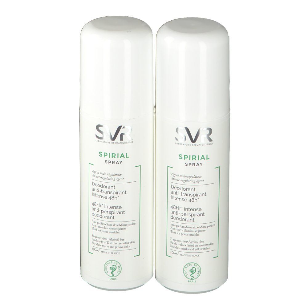 SVR Spirial Déodorant Anti-transpirant Spray DUO