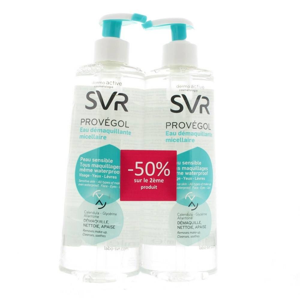 SVR Provegol Eau Démaquillante Micellaire Duo