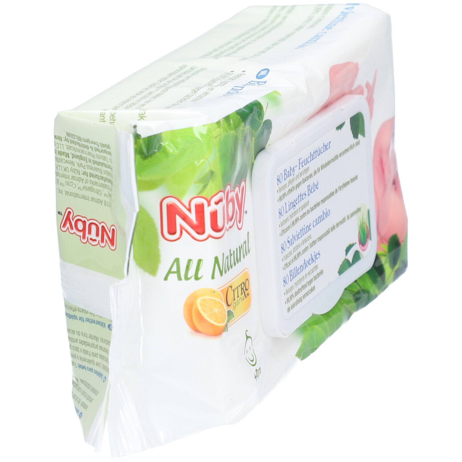 NÛBY Citroganix Lingettes bébé