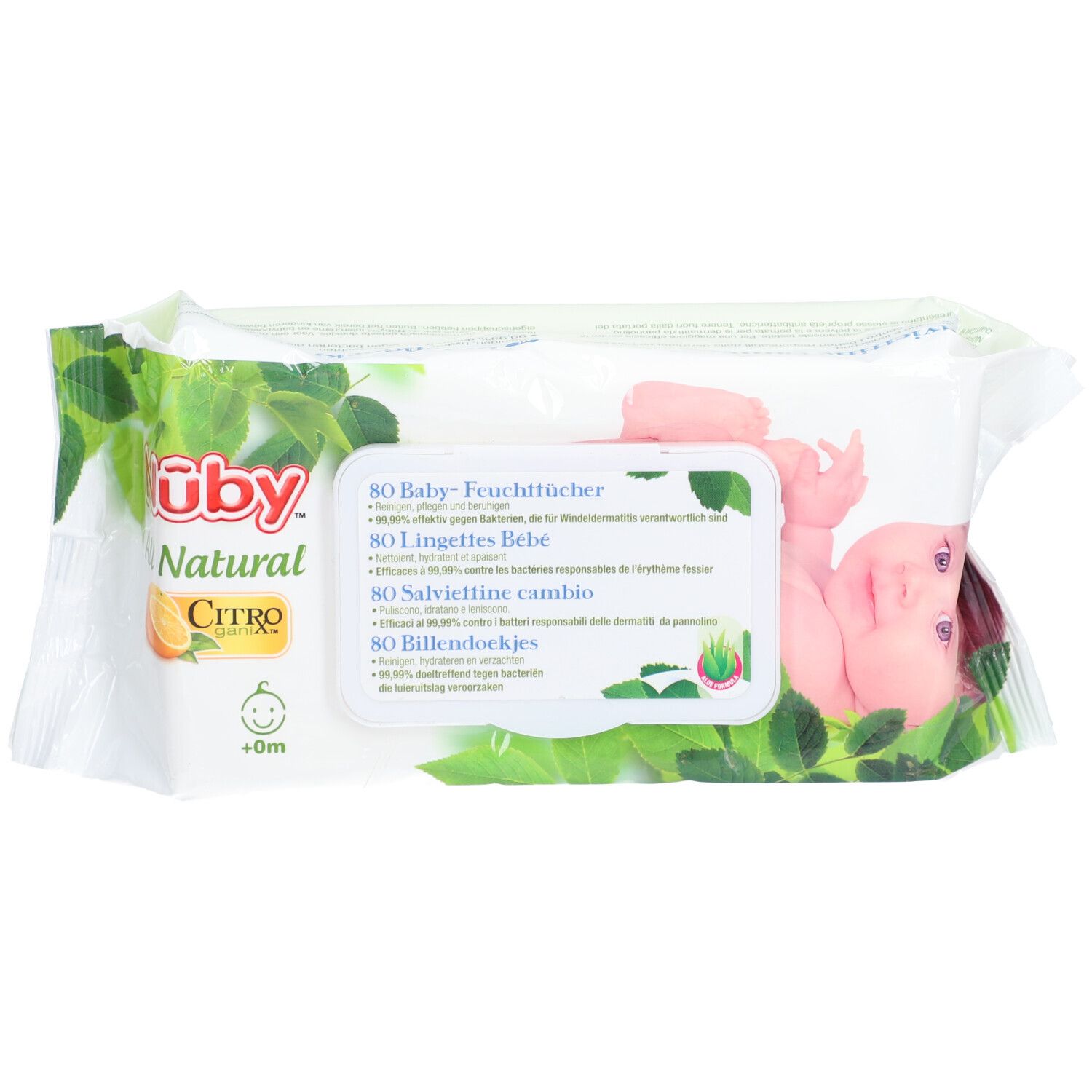 NÛBY Citroganix Lingettes bébé