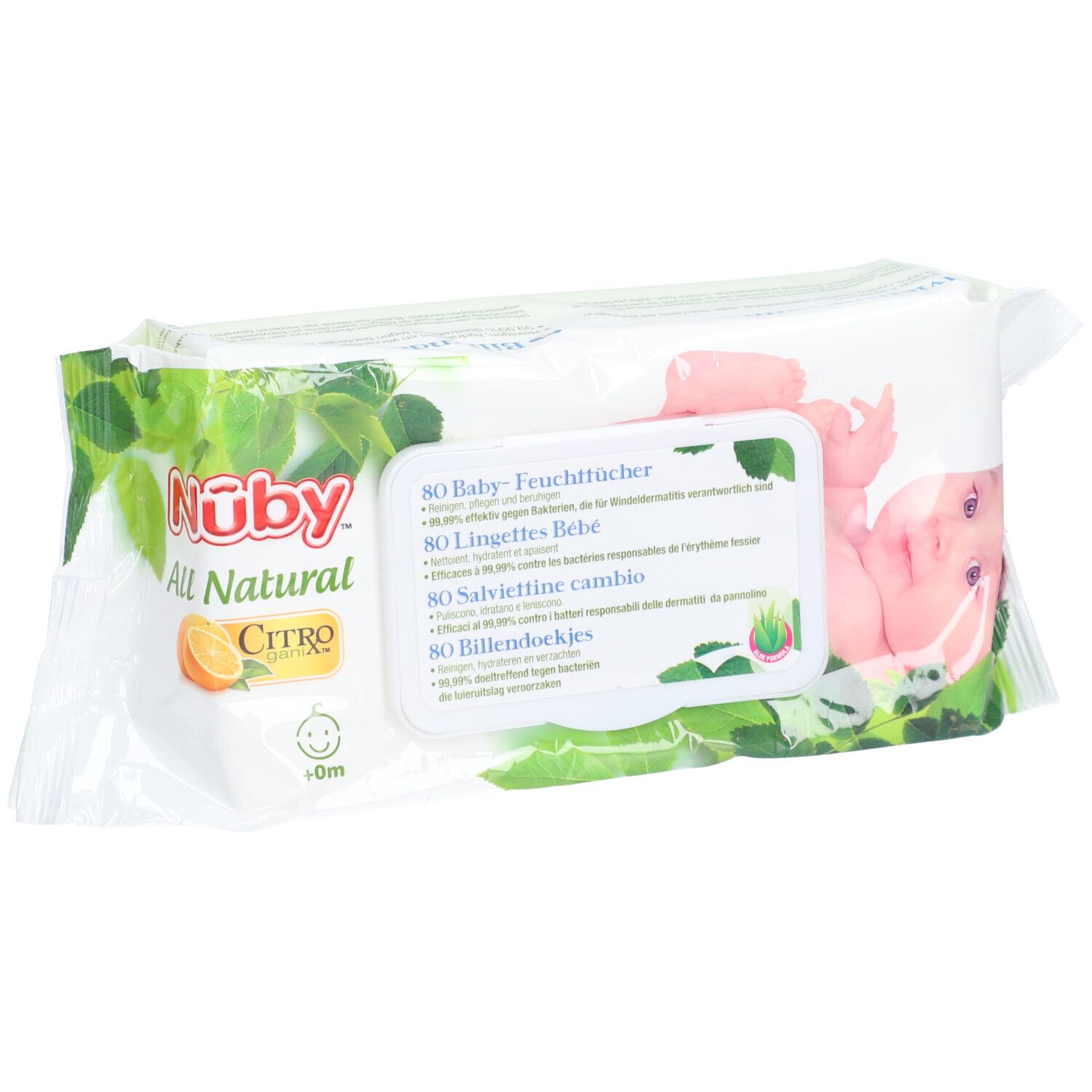 NÛBY Citroganix Lingettes bébé