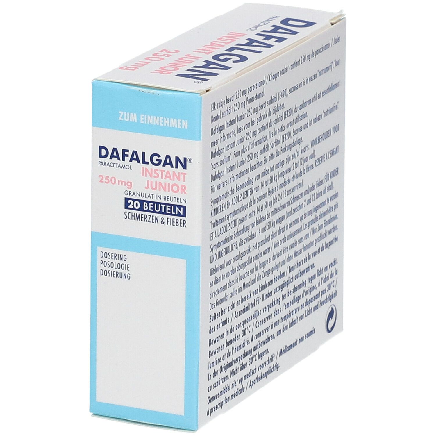 Dafalgan Instant Junior 250mg