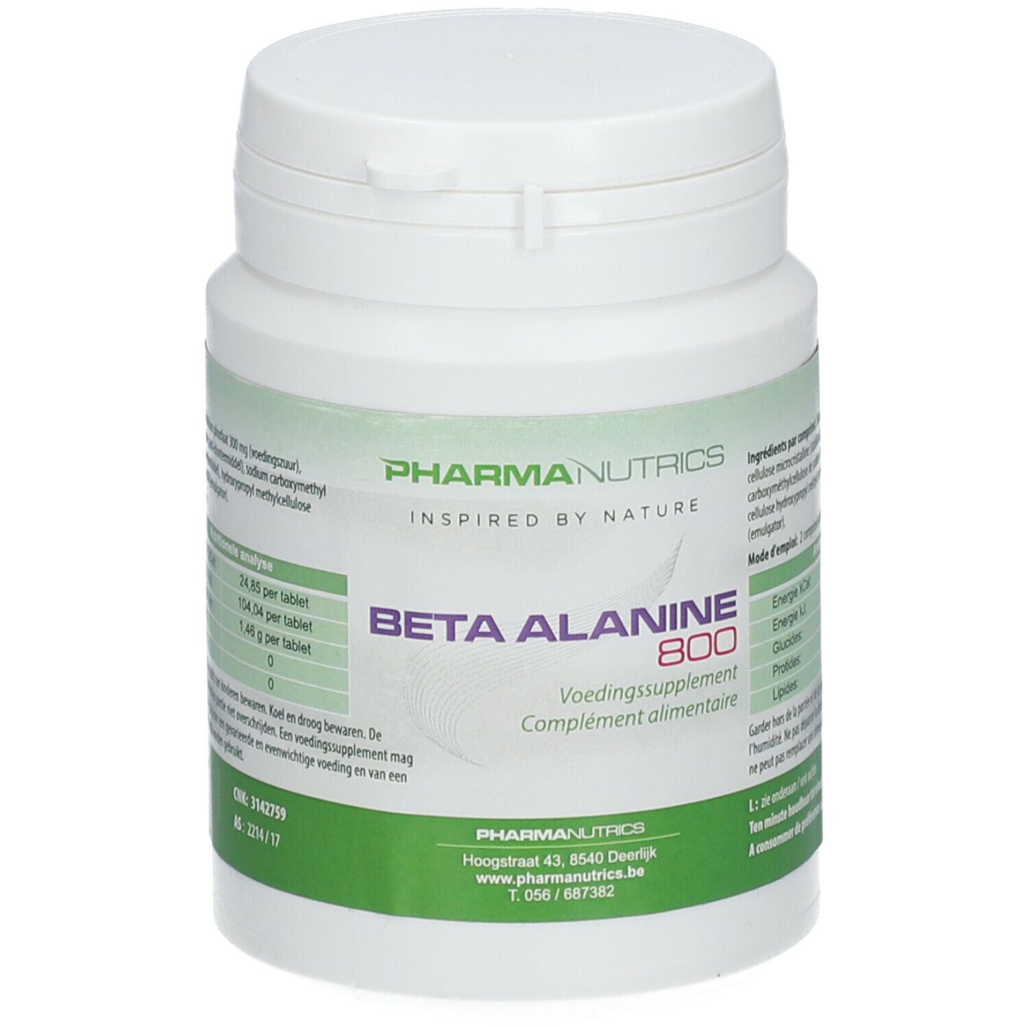 PharmaNutrics Beta Alanine 800 mg