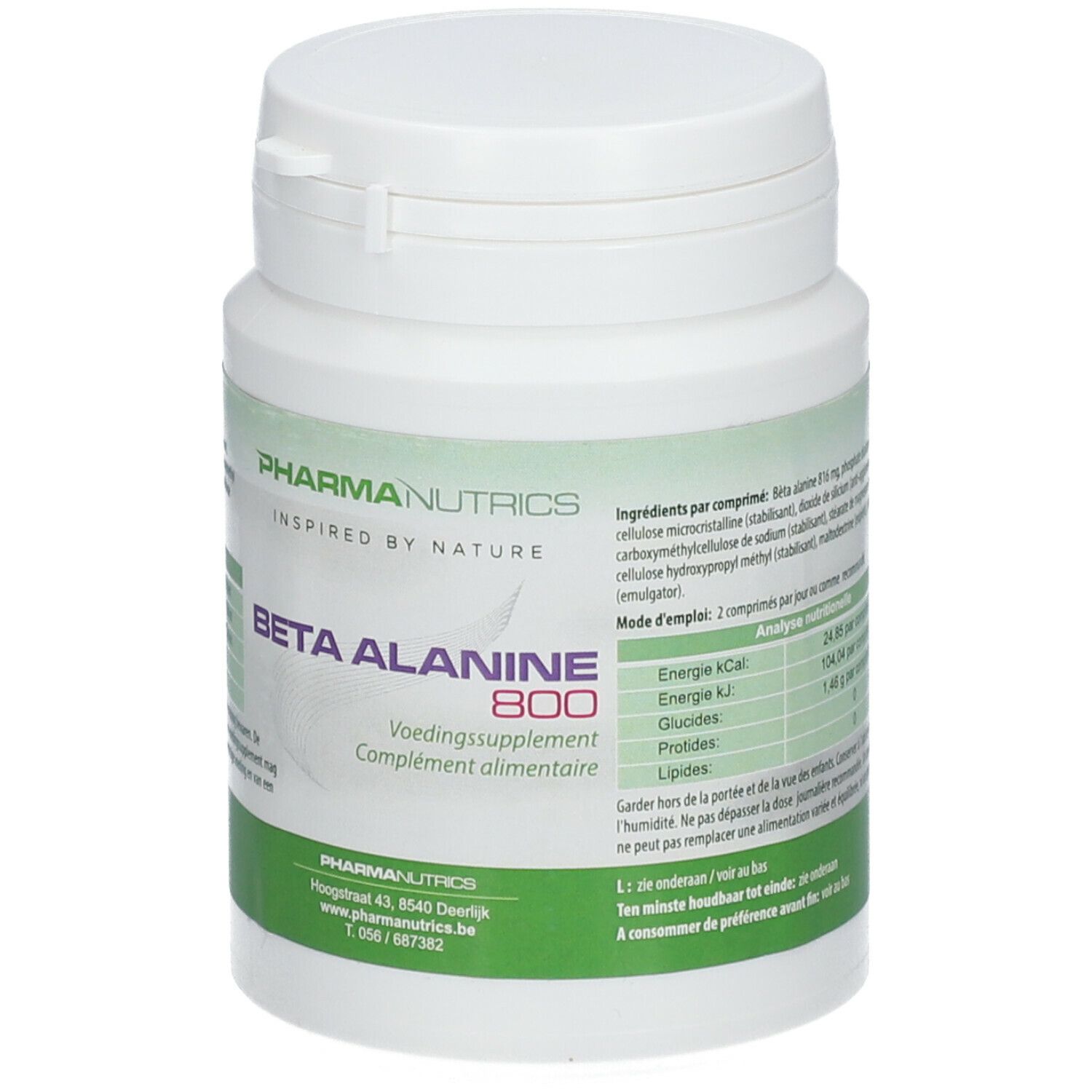 PharmaNutrics Beta Alanine 800 mg