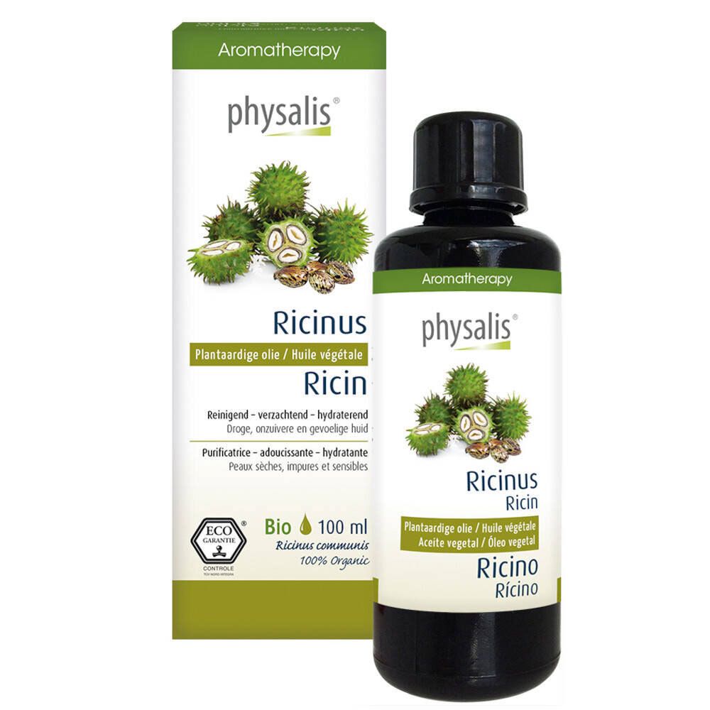 Physalis® Ricin Huile Végétale Bio