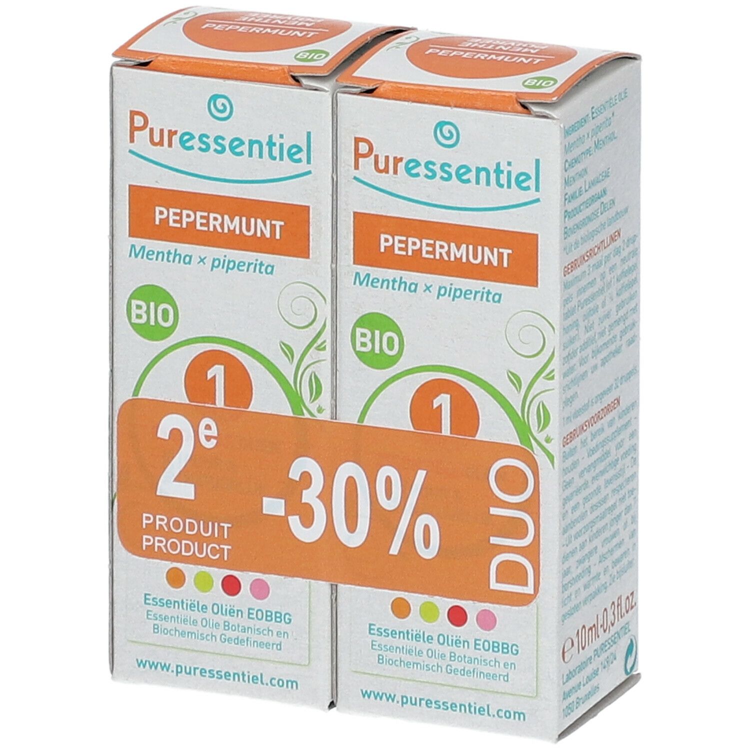 Puressentiel Essentiële Olie Pepermunt Bio Duo