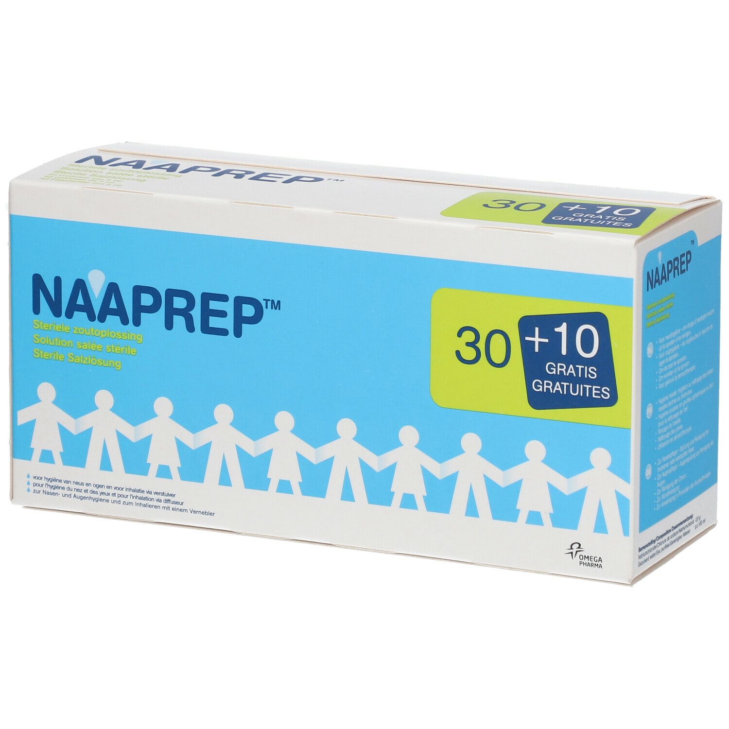 Naaprep Sérum Physiologique 30+10 Ampoules GRATUITES