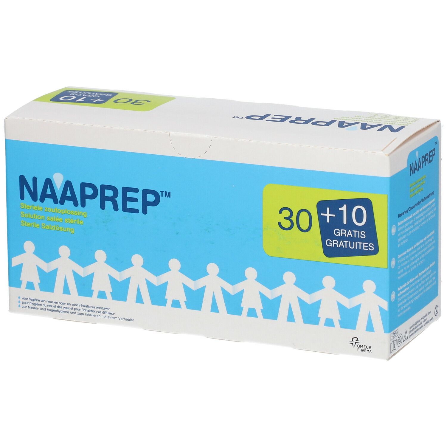 Naaprep Sérum Physiologique 30+10 Ampoules GRATUITES