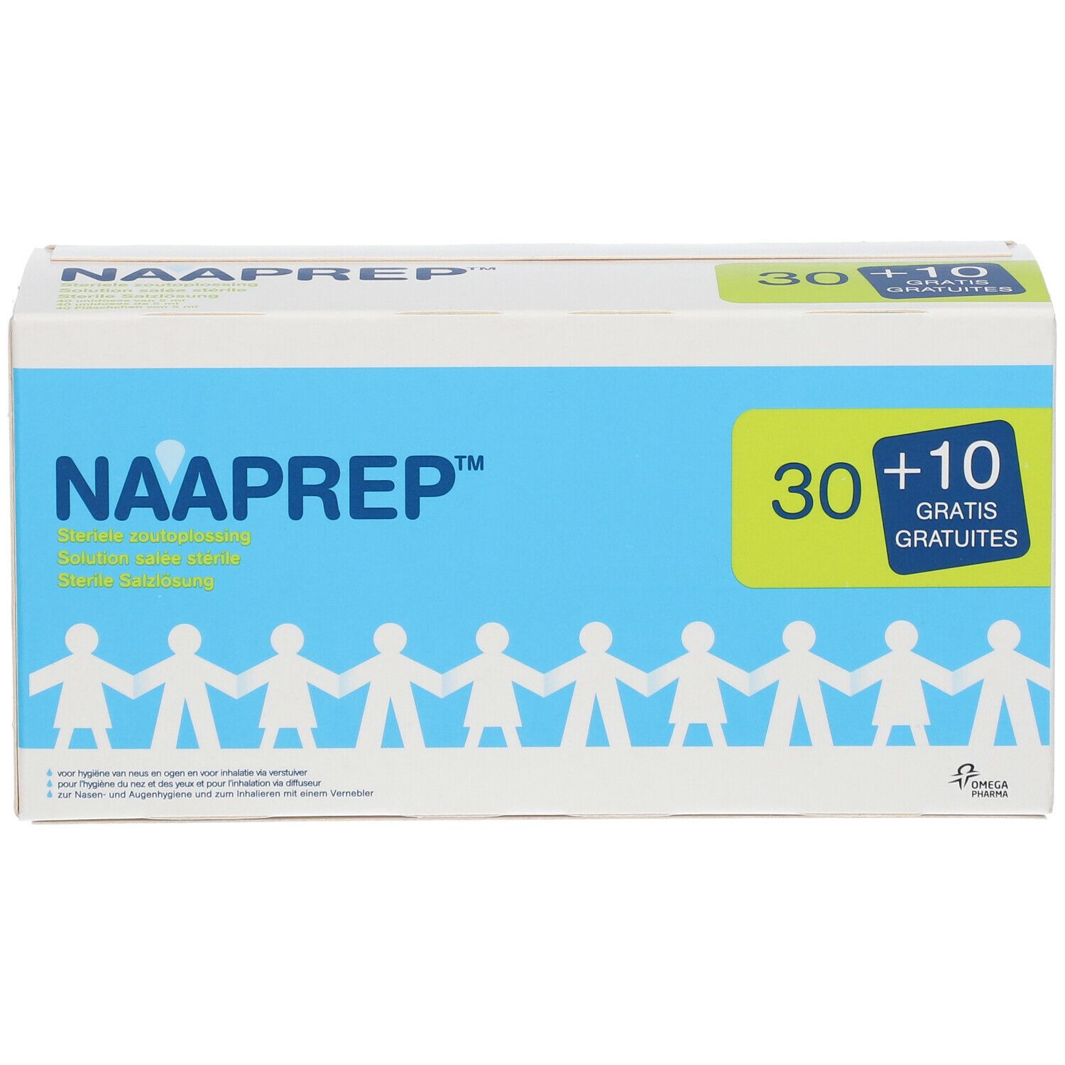 Naaprep Sérum Physiologique 30+10 Ampoules GRATUITES