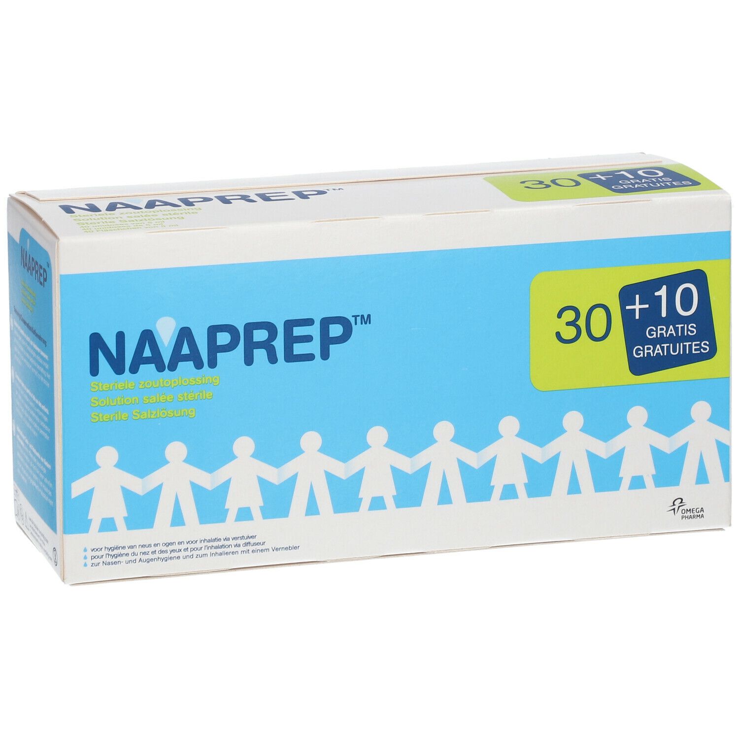 Naaprep Sérum Physiologique 30+10 Ampoules GRATUITES