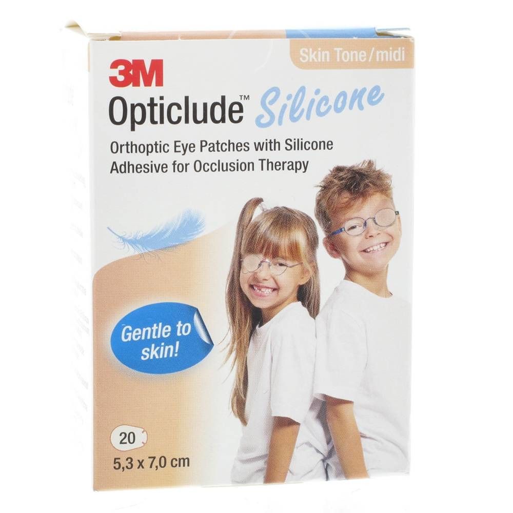 Opticlude Silicone Oogpleister Midi 5,3cm x 7cm 2738ST20