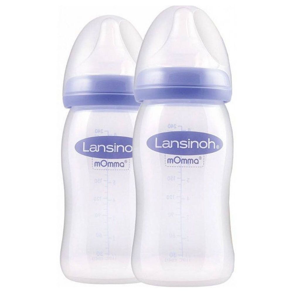 Lansinoh Zuigfles + Speen Natural Wave