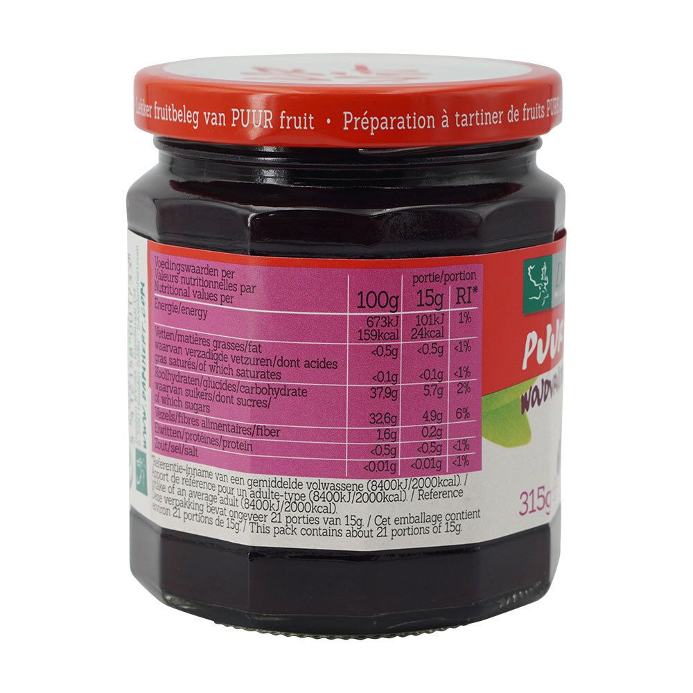 Damhert Confiture Fruits Forêt 100 % Sans Sucre