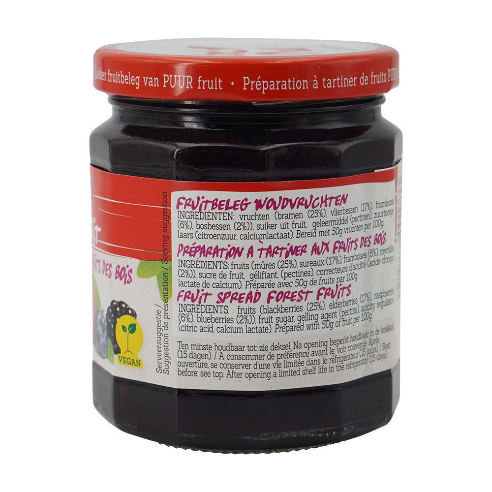 Damhert Confiture Fruits Forêt 100 % Sans Sucre