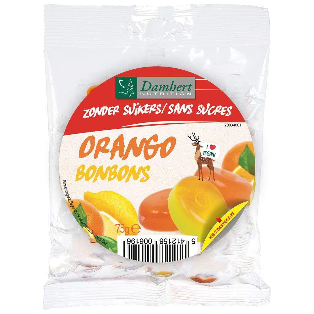 Damhert Orango Bonbons Sans Sucre