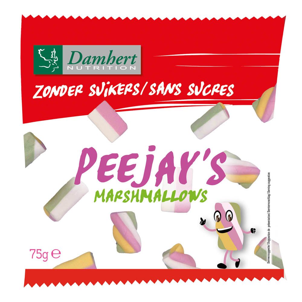 Damhert Peejay’s Marshmellows Sans Sucre