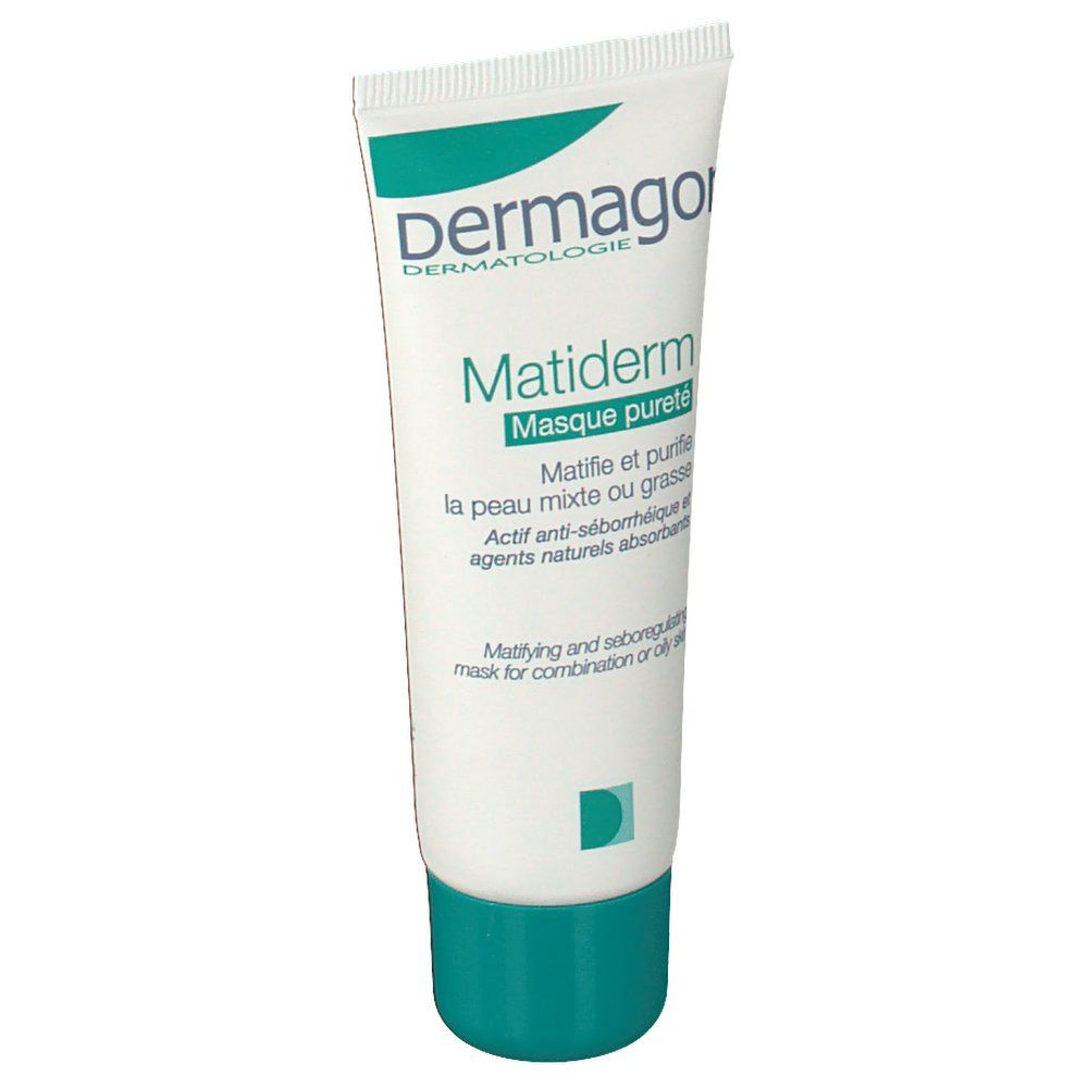 Tube de crème blanc et vert. Inscriptions : nom de la marque, nom du produit, informations en français.