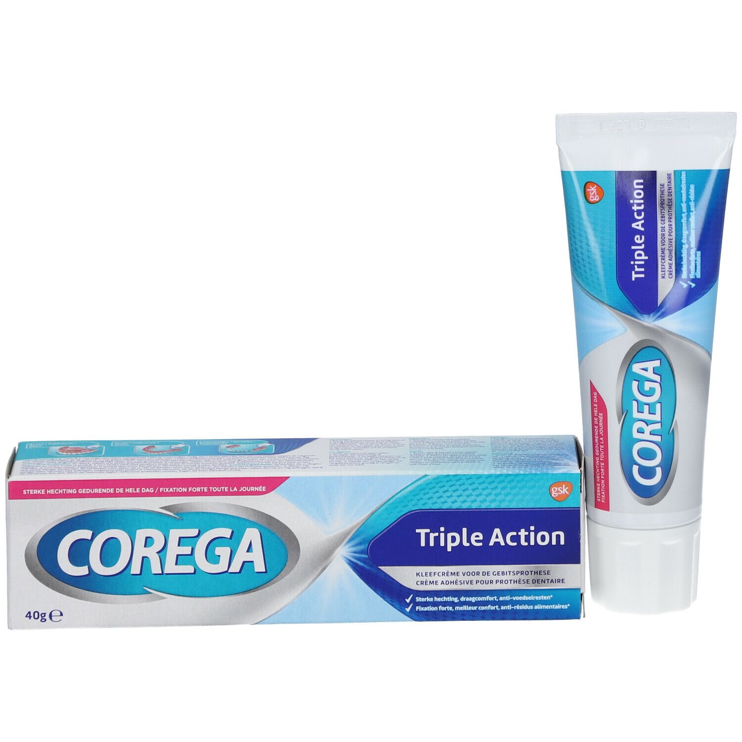 Corega Triple Action Crème Adhesive