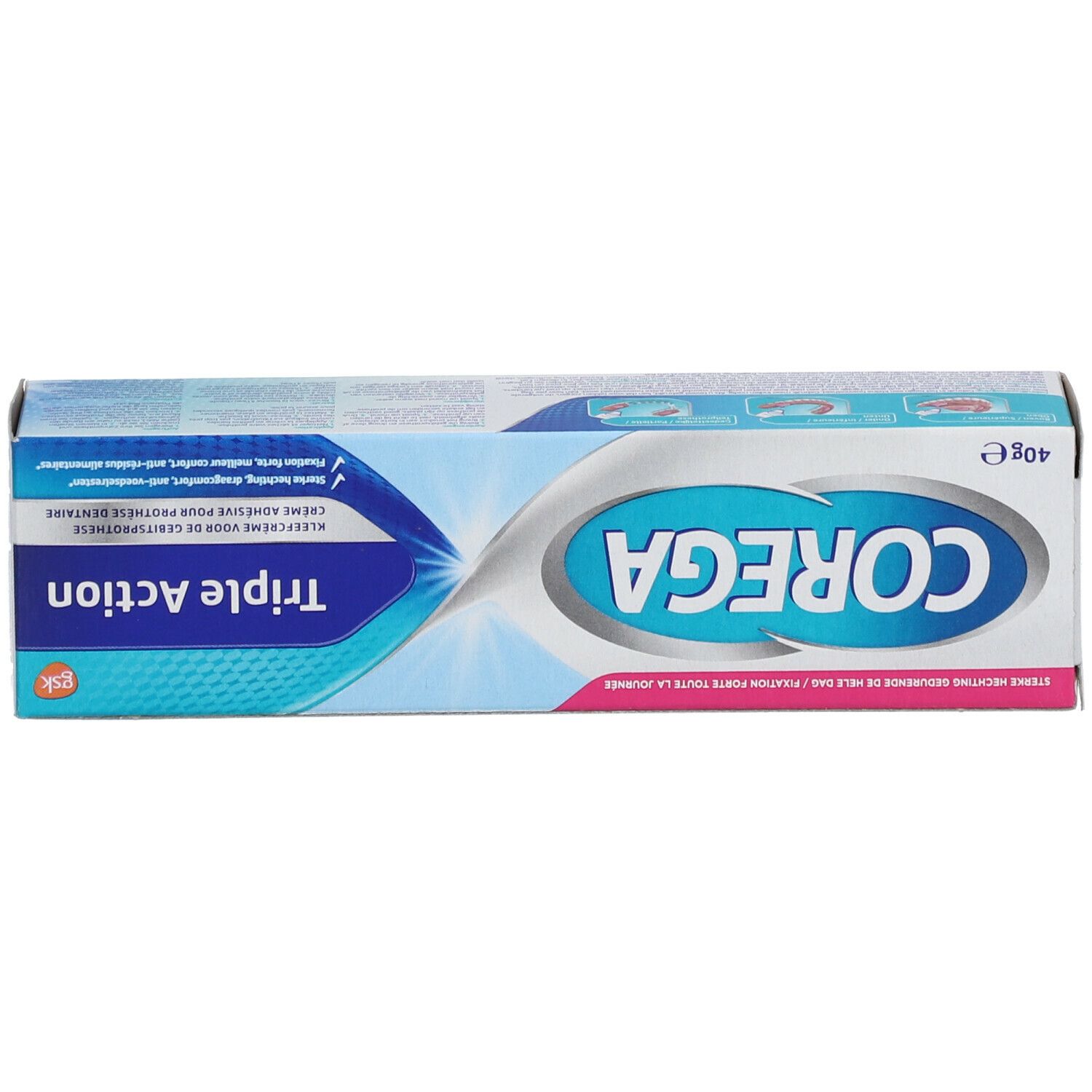 Corega Triple Action Crème Adhesive