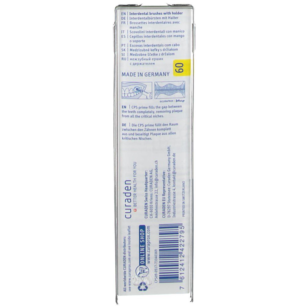 Curaprox Interdentale Borstel Recht Geel 5+1 GRATIS