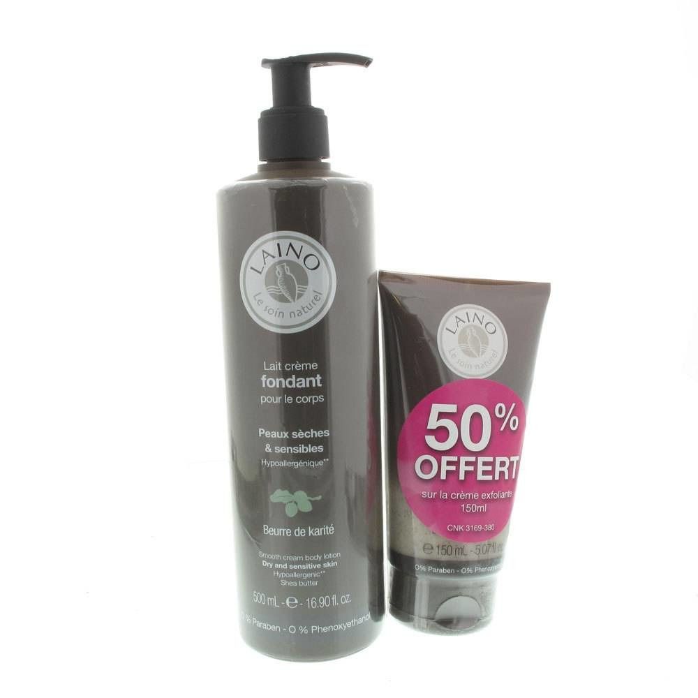 Laino Lichaamsmelk Karite Pomp + Scrub - 50%