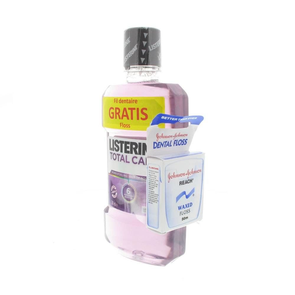 Listerine Total Care Eau Buccale + GRATUIT La Soie Dentaire