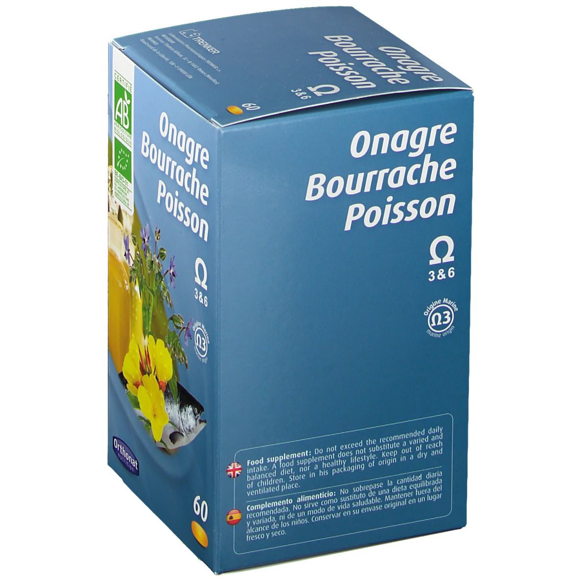 Onagre bourrache poisson