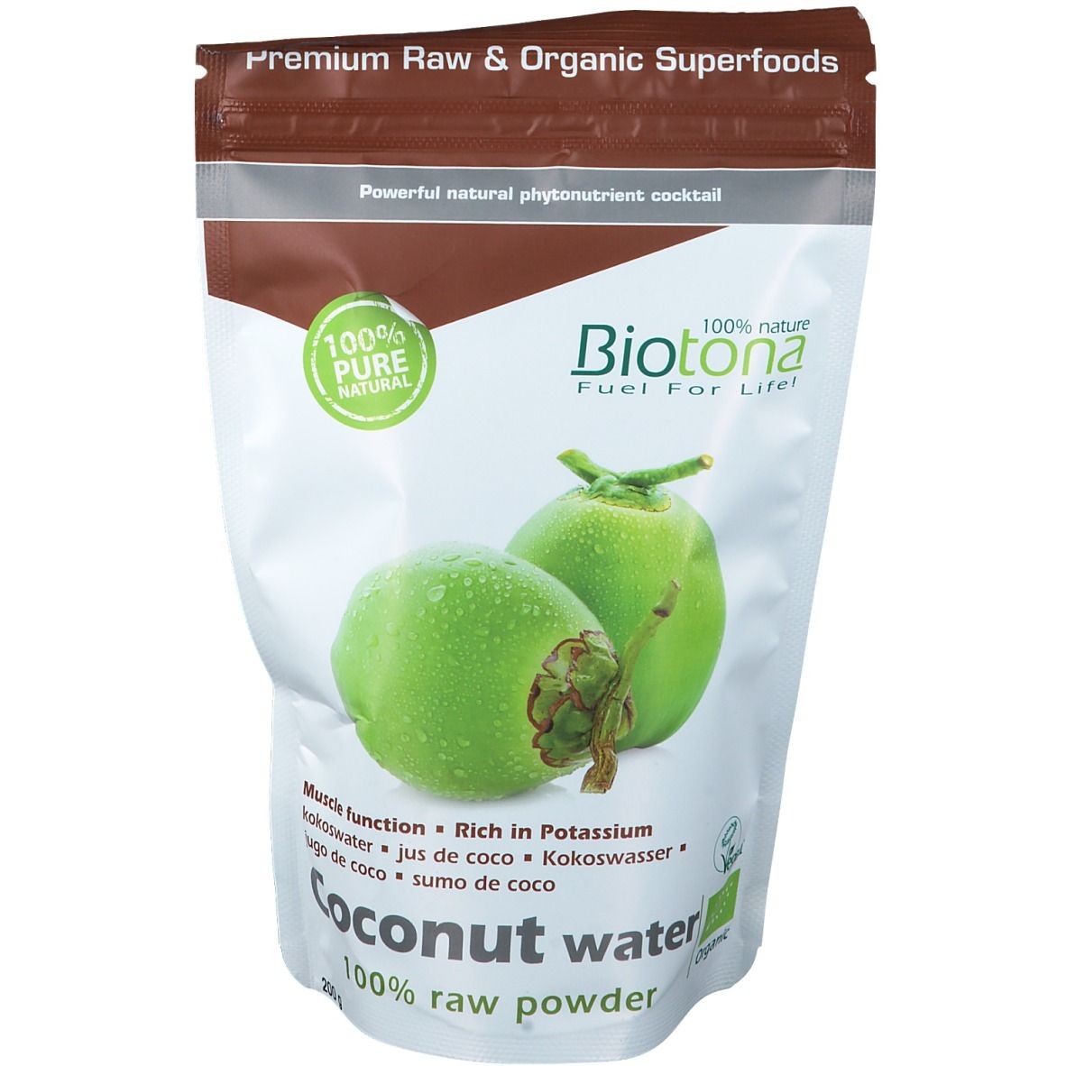 Biotona Jus De Coco Raw Bio