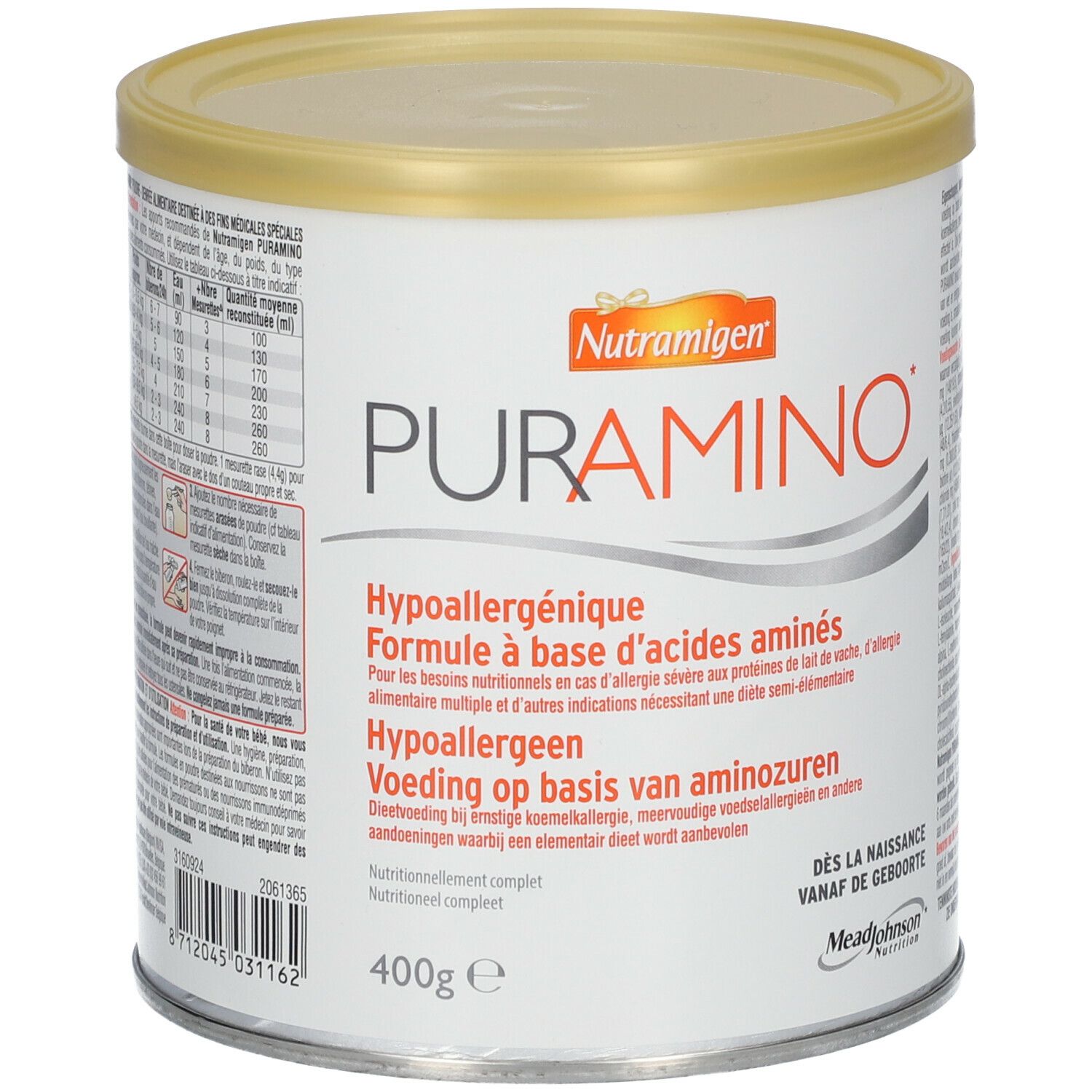 Nutramigen Puramino