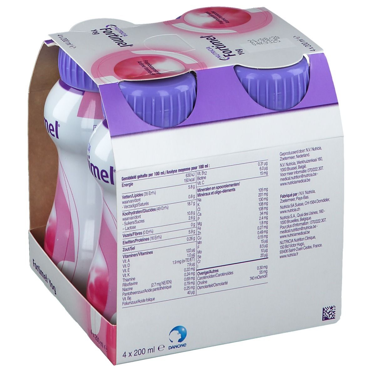 Fortimel Yaourt Framboise 200ml
