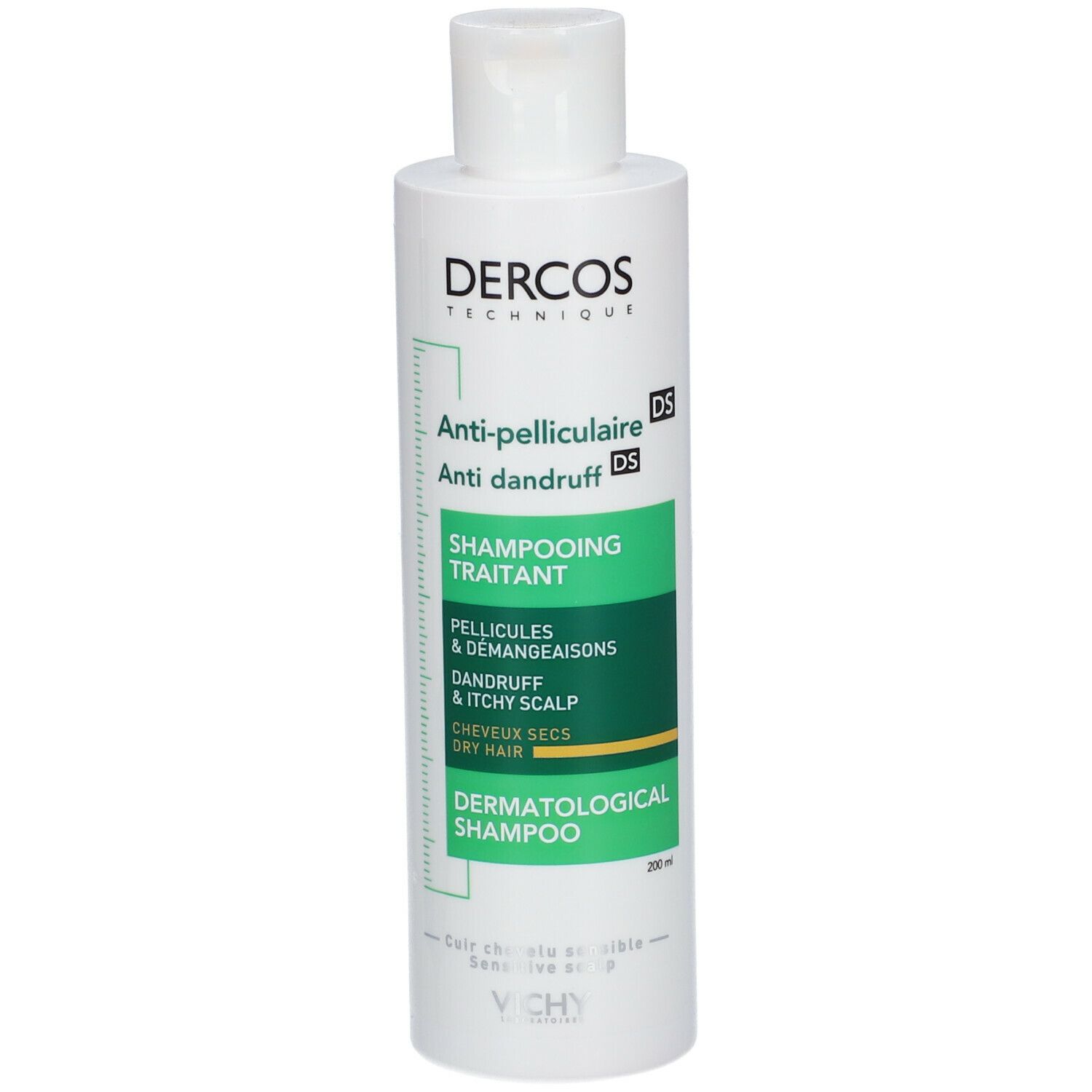 Vichy Dercos Anti-Pelliculaire DS Shampooing Traitant Cheveux Secs