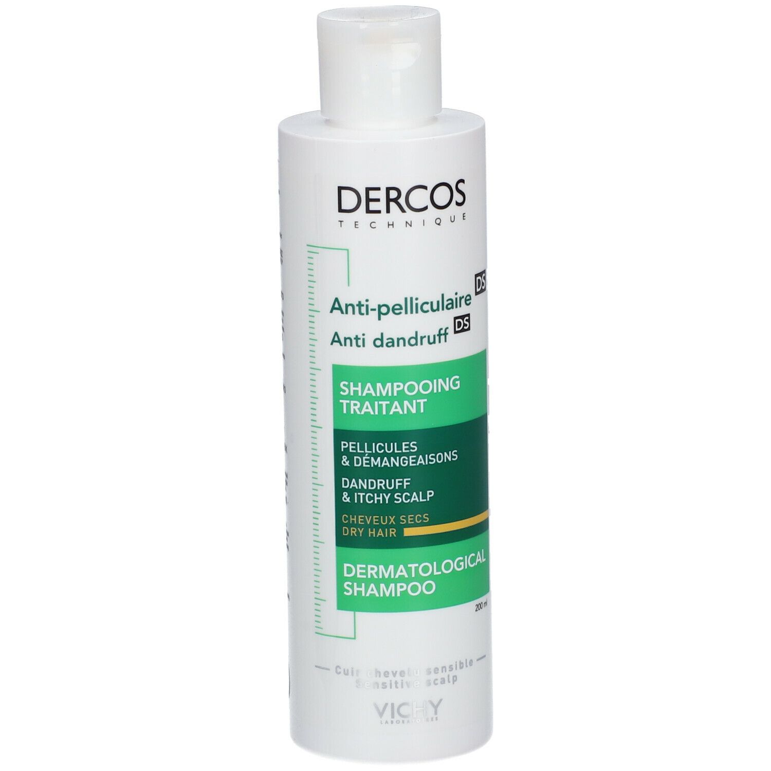 Vichy Dercos Anti-Pelliculaire DS Shampooing Traitant Cheveux Secs