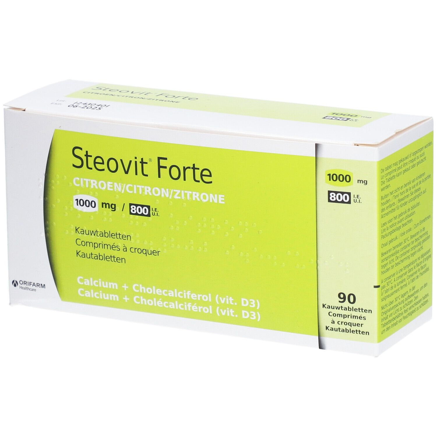 Steovit® Forte Citroen 1000mg/800 I.E.