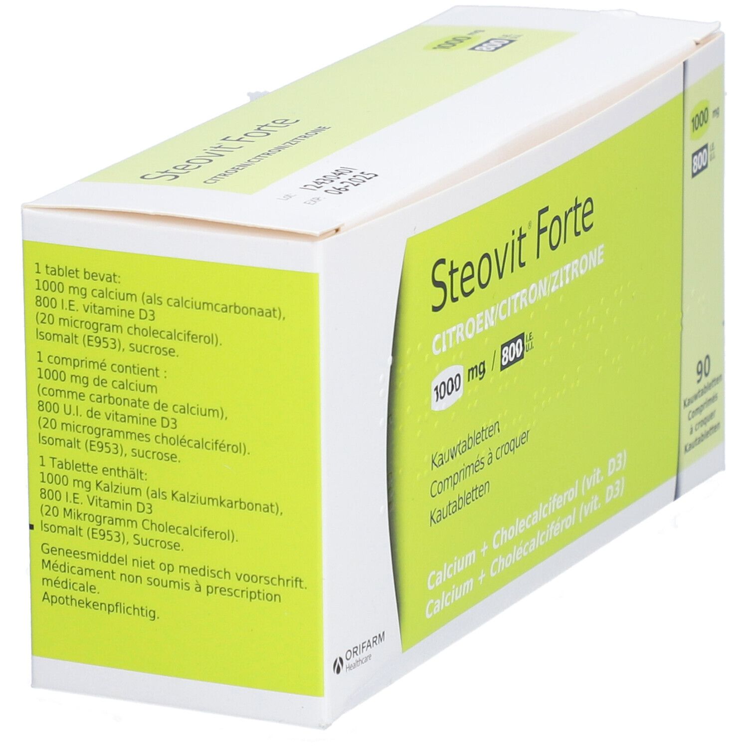 Steovit® Forte Citroen 1000mg/800 I.E.
