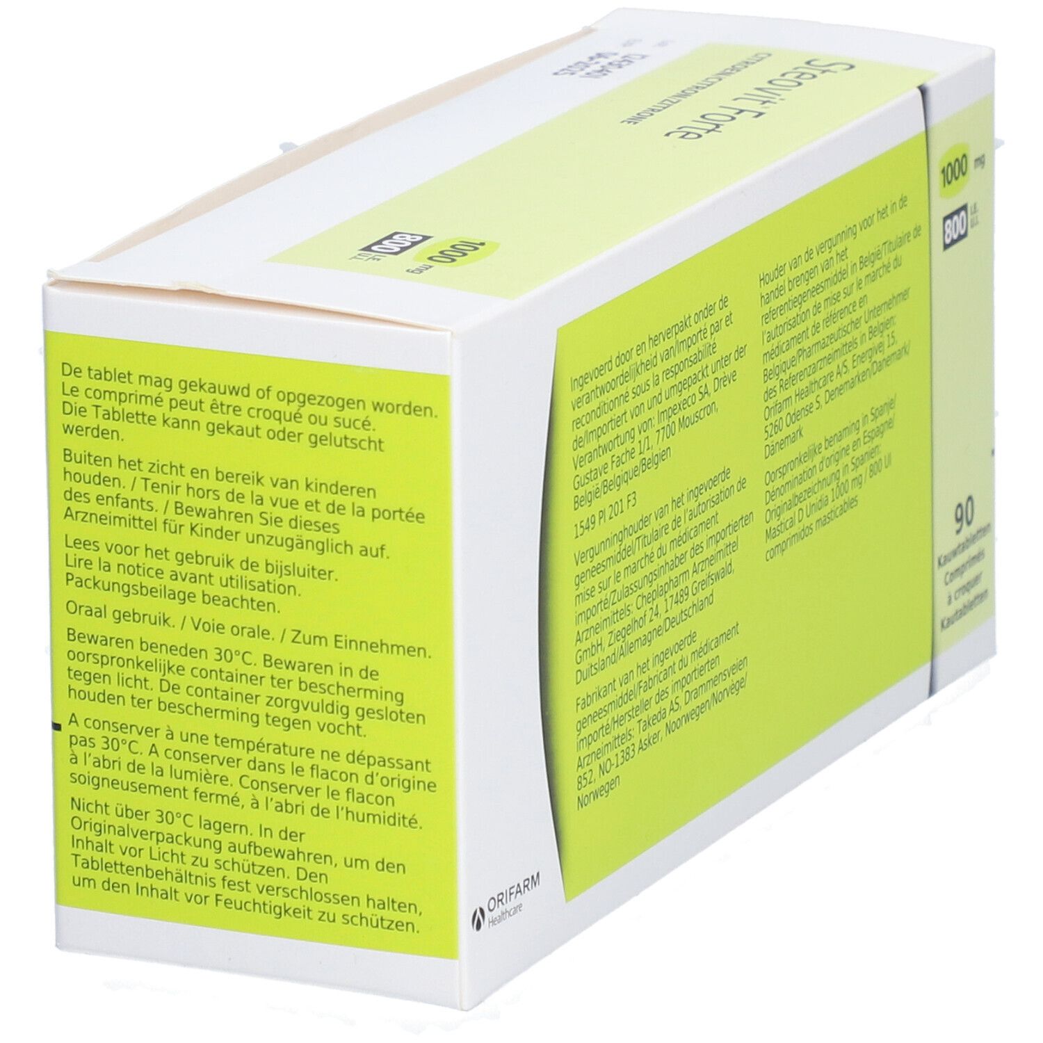 Steovit® Forte Citroen 1000mg/800 I.E.