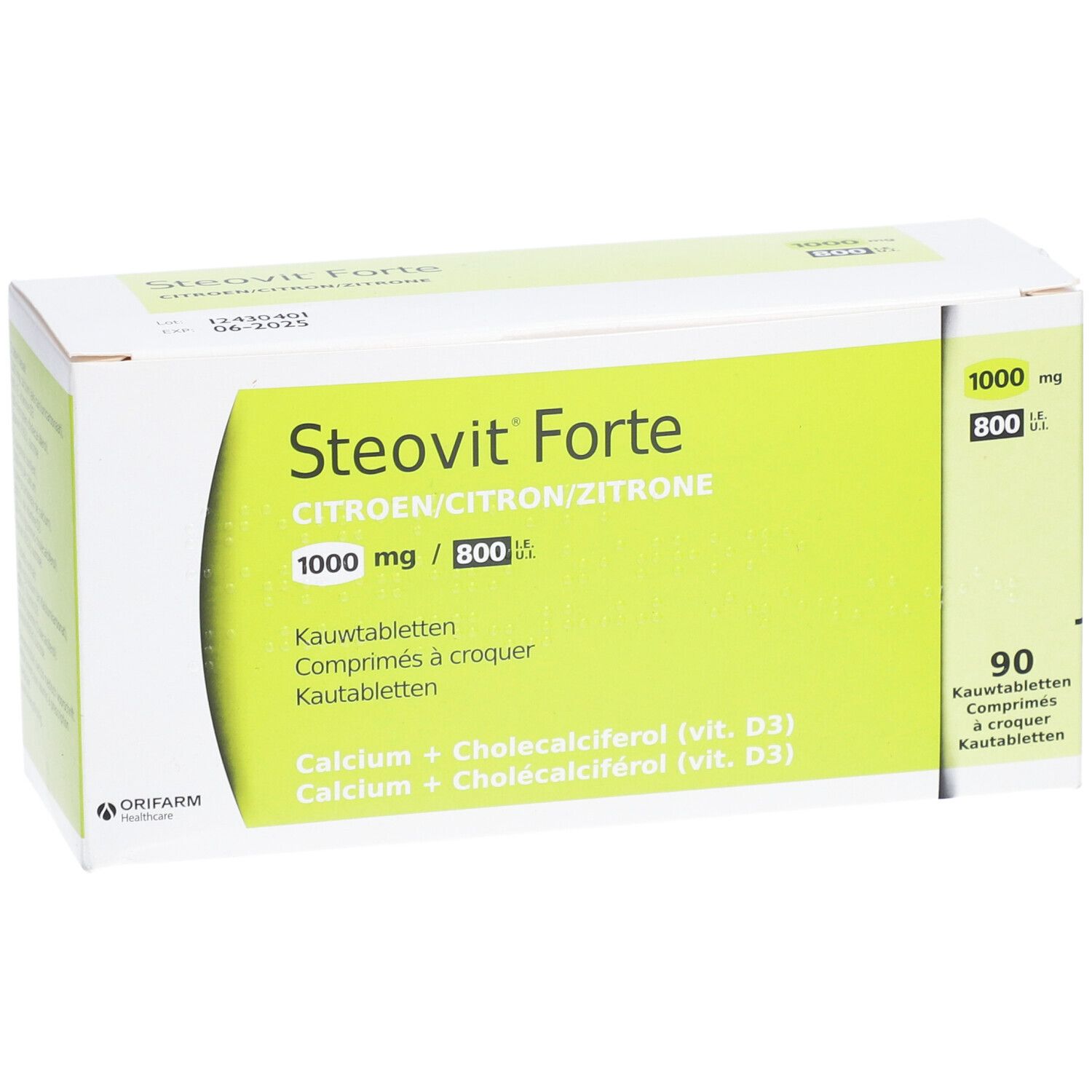Steovit® Forte Citroen 1000mg/800 I.E.
