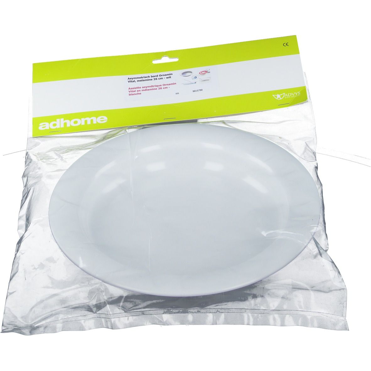 Ornamin Assiette Asymétrique Vital Blanche 26 cm 9015790