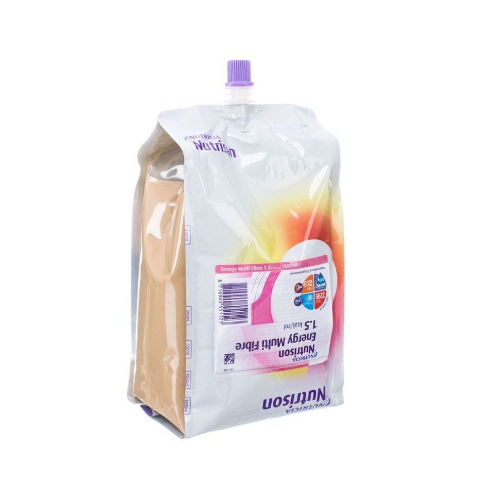 Nutrison Energy Multi Fibre pak met paars dopje.
