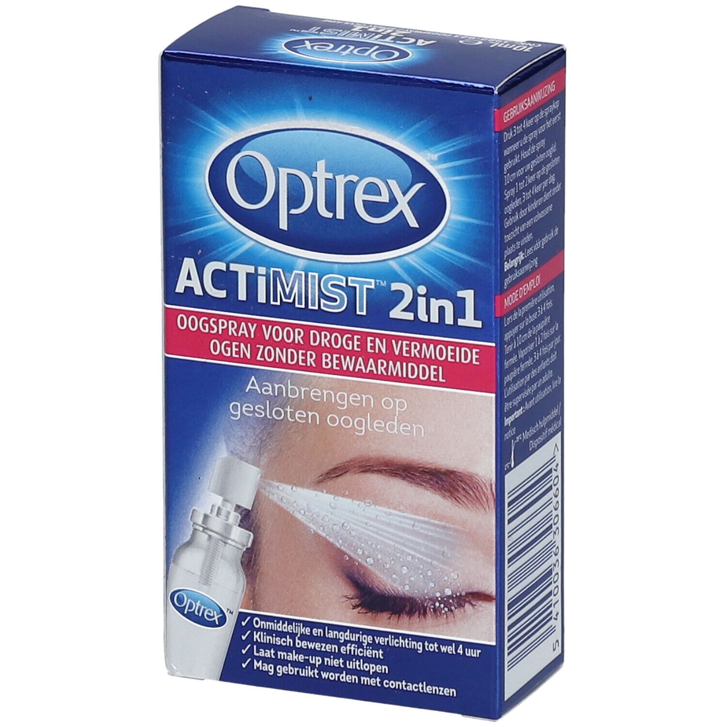 Optrex ActiMist 2-in-1 Droge en Geïrriteerde Ogen