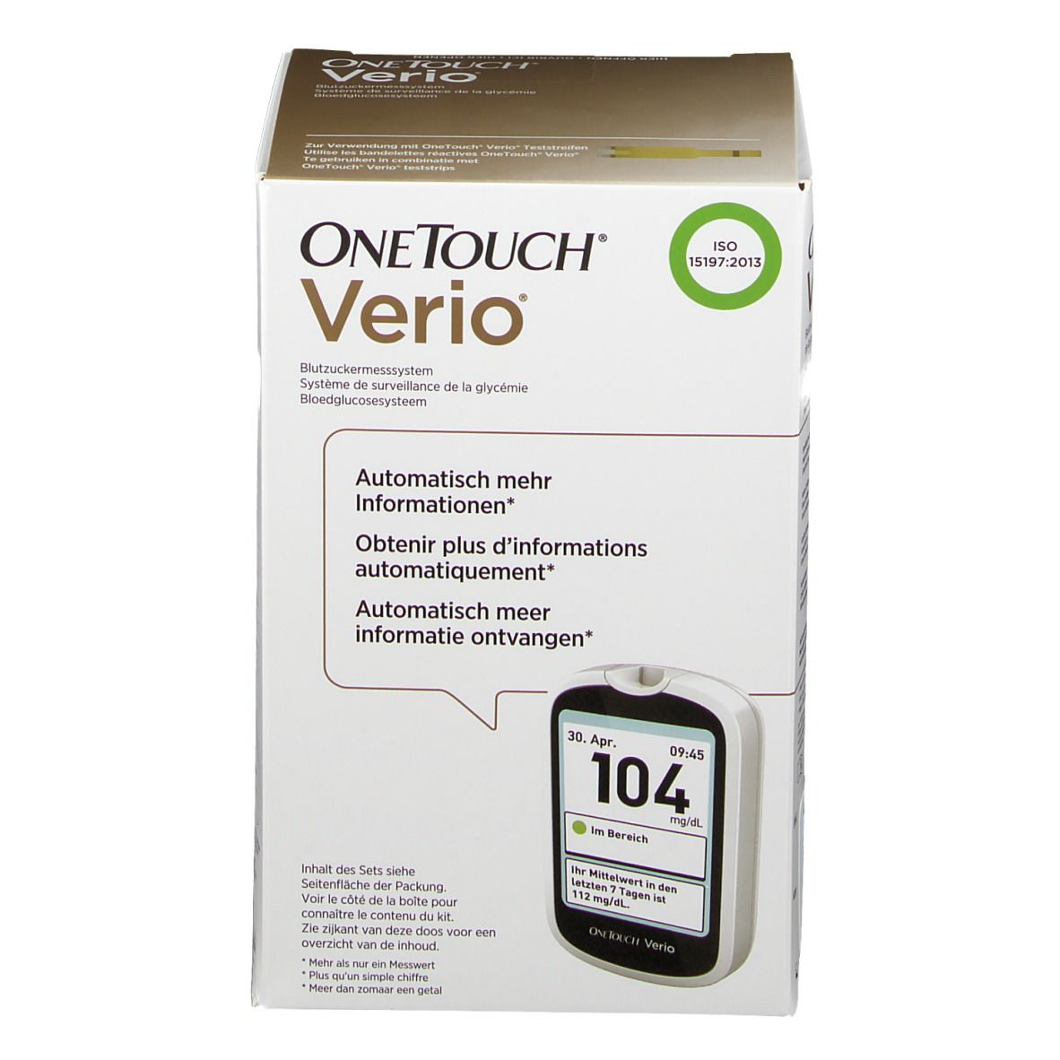 One Touch Verio Bloedglucosemeter  mg/dl